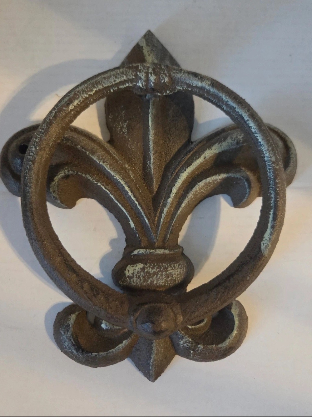 Fleur De Lis Door Knocker, French Victorian Decor, Old World Charm